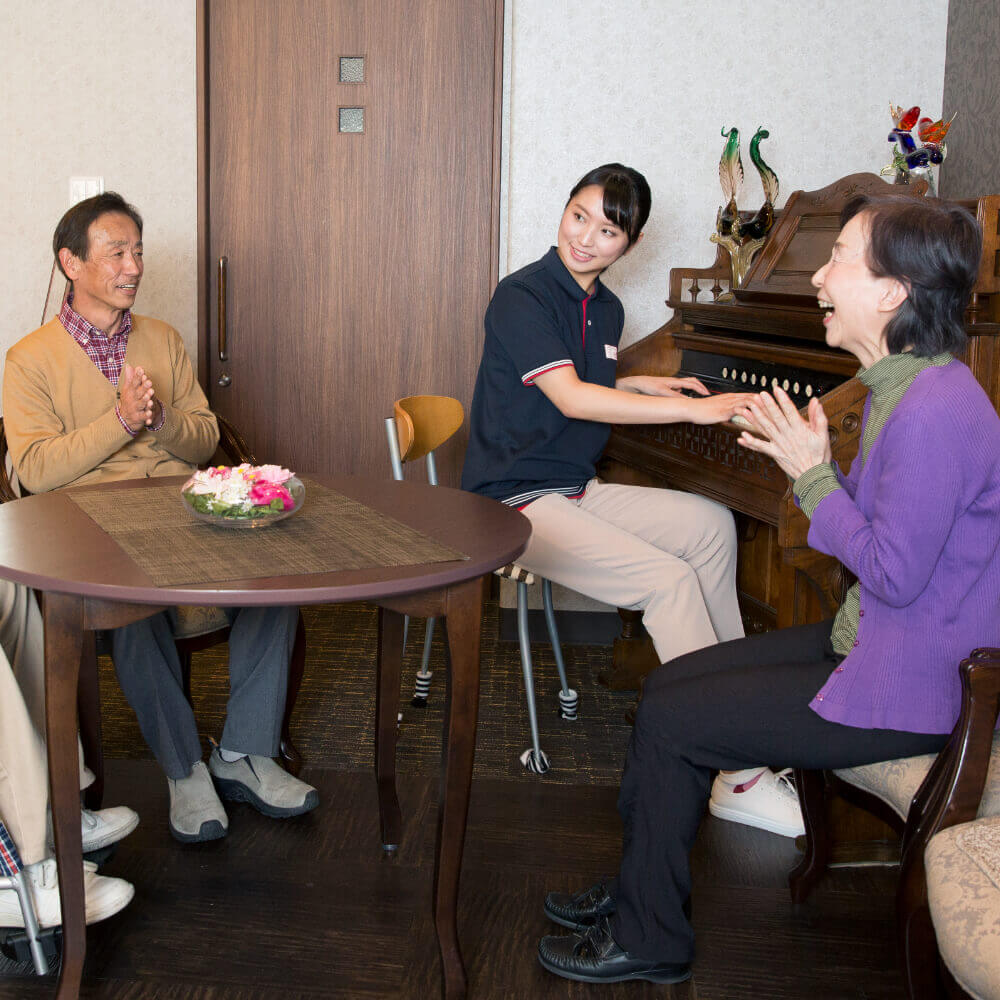 ホームでの暮らし