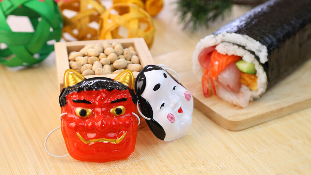 2月 節分・生け花