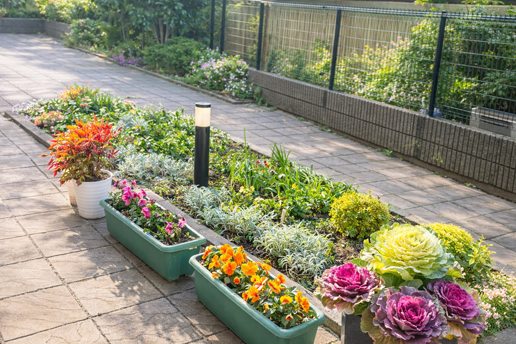 東京都の老人ホーム すいじんの憩 庭