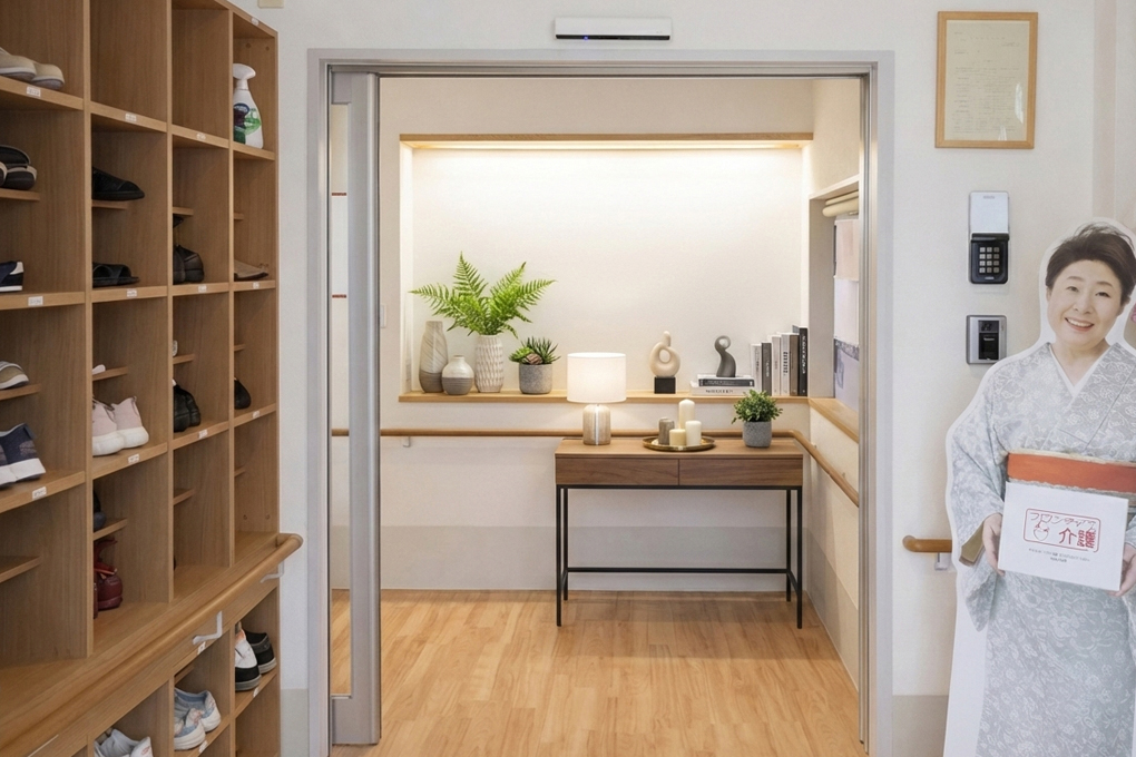 名古屋市の老人ホーム とくがわの憩 玄関
