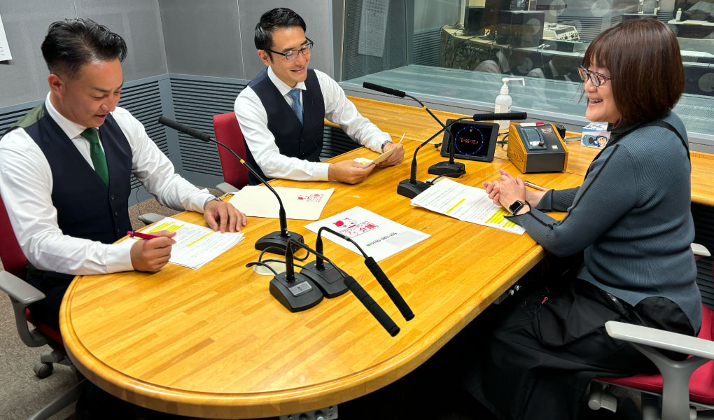 TOKAI RADIO 「Paradise」2024年11月25日放送分の収録風景